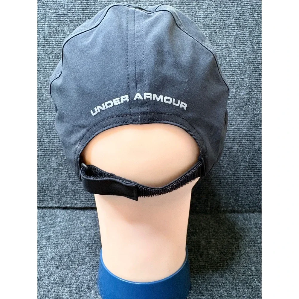 Under Armour Shadow Cap 4.0 Black Running Hat Adjustable OSFA 1291840-001